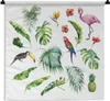 MuchoWow® Wandteppich Wandbehang Dschungel - Muster - Tiere Produktbild-Vorschau 1