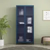 Gablota 'Säkylä' z 2 drzwiami stalowa 180 x 80 x 35 cm Podgląd zdjęcia produktu 2