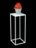 DanDiBo Blumenhocker Metall Weiß Eckig 60 cm Blumenständer Produktbild-Vorschau 5