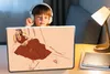 MuchoWow® Laptop Aufkleber Sticker Cover Frau - Abstrakt - Produktbild-Vorschau 3
