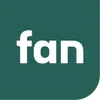 A green square with the word 'fan' in white text. Produktbild-Vorschau
