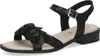 CAPRICE Damen Sandalette 9-28203-46 Schwarz G-weite Sandale Produktbild-Vorschau 1