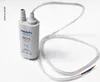A gray submersible pump with a clear hose and wires attached, set against a white background. Podgląd zdjęcia produktu