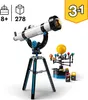 LEGO Creator 3-in-1-Set Weltraumteleskop - Kinder Spielset Produktbild-Vorschau 2