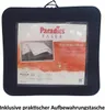 A product packaged in a black bag with a clear window showing the product inside. Produktbild-Vorschau
