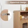 Mobiletto da bagno COSTWAY, mobiletto da bagno con 2 ante e Anteprima dell’immagine prodotto 6