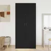 vidaXL Kleiderschrank mit Tür Schwarz Eichen-Optik 90 x 52 Produktbild-Vorschau 4