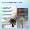 Vulpes Goods Ventilateur de table, rechargeable et sans Voir les images du produit 6