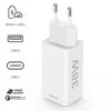 Hama Ladeadapter Schnellladegerät, 1x USB-C, 1x USB-A, Produktbild-Vorschau 3