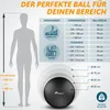 TRESKO Gym lopta (čierna, 75 cm) s pumpou Fitness lopta Náhľad obrázku produktu 5