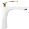 Rea Waschbeckenarmatur Orbit Low White/Gold Produktbild-Vorschau 3