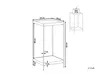 BELIANI Beistelltisch Gold Metall Glas 29 x 29 cm Klassisch Produktbild-Vorschau 3