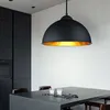 Retro Pendelleuchte dimmbar Ø31cm in schwarz/gold Produktbild-Vorschau 6