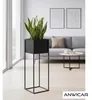 Anwicar Blumenständer Metall Schwarz Höhe 100 cm Produktbild-Vorschau 2