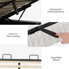 UnboxG gestoffeerd bed 90x200 cm met LED-verlichting en Productafbeelding-voorbeeld 8