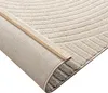 Teppich Wohnzimmer hell weich Linien- und Bogenmuster beige Produktbild-Vorschau 3