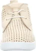 Schnür-Stiefeletten für Damen in beige Produktbild-Vorschau 4