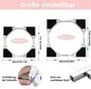 Waschmaschinenuntergestell Räder Trocknerzubehör 46cm-66cm Produktbild-Vorschau 7