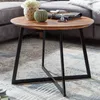 FineBuy tavolino 60x60x45 cm sheesham legno Anteprima dell’immagine prodotto 1