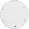 The underside of a round, white device with several small gold connection points and three small protrusions around the edge. Anteprima dell’immagine prodotto