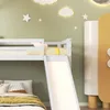 A child's bedroom with a bunk bed and slide. Náhled obrázku produktu