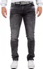 Cipo & Baxx Herren Slim Fit Jeans Stonewashed CD533 Grey Produktbild-Vorschau 4