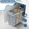 UISEBRT Trieuse de déchets encastrable Système de tri des Voir les images du produit 8
