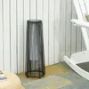 Outsunny Solarlampe, Rattan Solarleuchte LED Gartenleuchte Produktbild-Vorschau 2