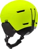 A neon yellow ski helmet with black ear pads and straps, shown from a three-quarter side view against a white background. Náhľad obrázku produktu