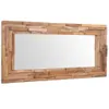 vidaXL Dekorativer Spiegel Teak 120 x 60 cm Rechteckig Produktbild-Vorschau 4