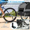 COSTWAY přívěs pro psy na kolo, skládací kočárek pro psy s Náhled obrázku produktu 6
