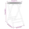 Bambus Bistro-Set für 2 Personen, klappbar, Tisch 55 x 75 Produktbild-Vorschau 9
