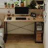 Počítačový Stůl Loft – Světlá Hnědá, Moderní, S Poličkami Náhled obrázku produktu 6