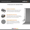 Walimex pro Papierhintergrund grau 1,35m x 10m, Nahtloser Produktbild-Vorschau 3