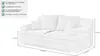 Schlafsofa Schlafcouch grau 203 cm mit Bettkasten - LINDAU Produktbild-Vorschau 3