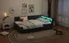Dagbed 140 x 200 cm met 2 lades, LED-verlichting, USB- en Productafbeelding-voorbeeld 19