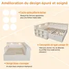Bed 140x190, met opbergruimte, leeslamp, van hout, USB Productafbeelding-voorbeeld 18