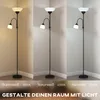 Lampada da terra HOMCOM con 3 temperature di colore, ideale Anteprima dell’immagine prodotto 4