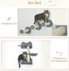 PawHut Katzen Kletterwand, 4-teilig, Katzenkletterwand, Produktbild-Vorschau 5