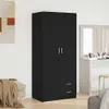 vidaXL Šatníková skriňa s dverami čierny dub 80 x 52 x 180 Náhľad obrázku produktu 2