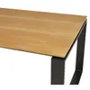 Martinus Gartentisch 100x210cm schwarz,Teak Nachbildung. Produktbild-Vorschau 2