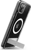 A clear iPhone case with a kickstand is shown against a white background. Anteprima dell’immagine prodotto