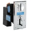 A coin validator with a black housing and a silver front panel, set against a white background. Anteprima dell’immagine prodotto