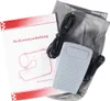 An image showing a sewing machine manual, a foot pedal, and a storage bag. Produktbild-Vorschau