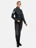 Tazzio Damen Lederjacke F513 (Navy, L) Produktbild-Vorschau 9