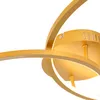 Deckenleuchte Gold 78 cm inkl  LED 3 Stufen Dimmbar Rowin Produktbild-Vorschau 2