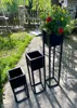 Kwietnik Stojak Kwiaty Loft Stojący Metalowy 50 Cm Nowość Podgląd zdjęcia produktu 7