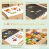 Kindertisch mit 2 Stühlen aus Holz, Kindermöbel Set, Kinder Produktbild-Vorschau 2