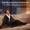 ZMH Elektrische Heizdecke 200x180cm Schwarz Produktbild-Vorschau 7