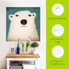 ARTland Wandbild, selbstklebend Eisbär Größe: 30x30 cm Produktbild-Vorschau 2